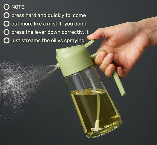 2 in 1 oil spray bottle